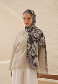 LAVINIA PATTERNED RAMI HIJAB ANTHRACITE