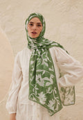 PETUNIA PATTERN RAMI HIJAB LEAF