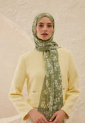 DAISY PATTERN RAMI HIJAB KHAKI