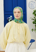 TINY BOUQUET PATTERNED RAMI HIJAB OCEAN