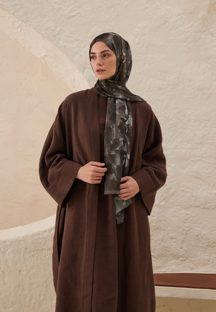 LIZZY PATTERN RAMI HIJAB BROWN
