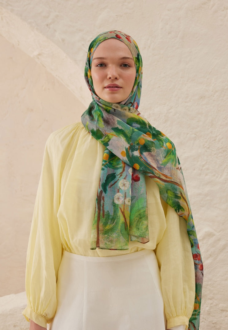 AMELIA PATTERN RAMI HIJAB FOREST
