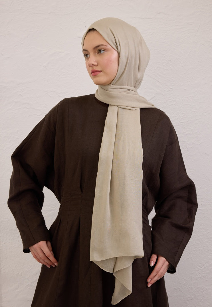 SOFT VISCOSE HIJAB NATURAL BEIGE