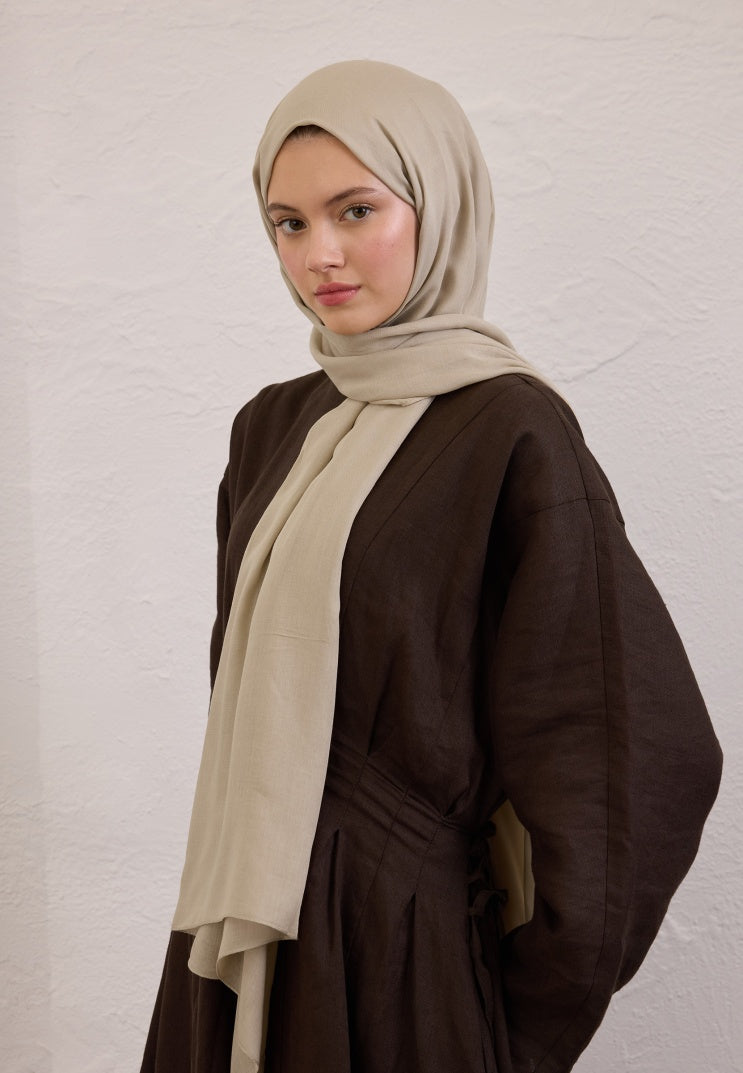 SOFT VISCOSE HIJAB NATURAL BEIGE