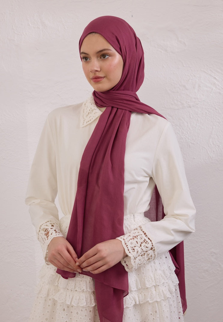 SOFT VISCOSE HIJAB DAMSON