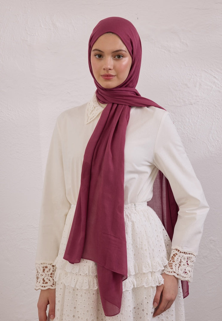 SOFT VISCOSE HIJAB DAMSON