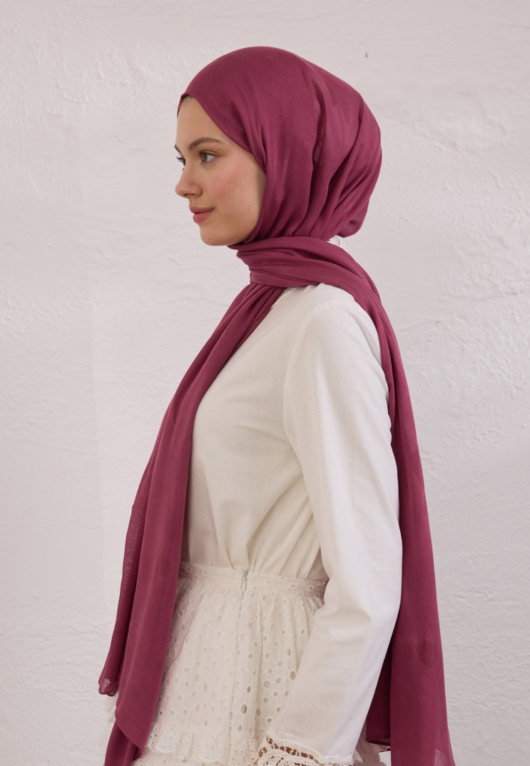 SOFT VISCOSE HIJAB DAMSON
