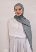 SOFT VISCOSE HIJAB BLUE-GREY