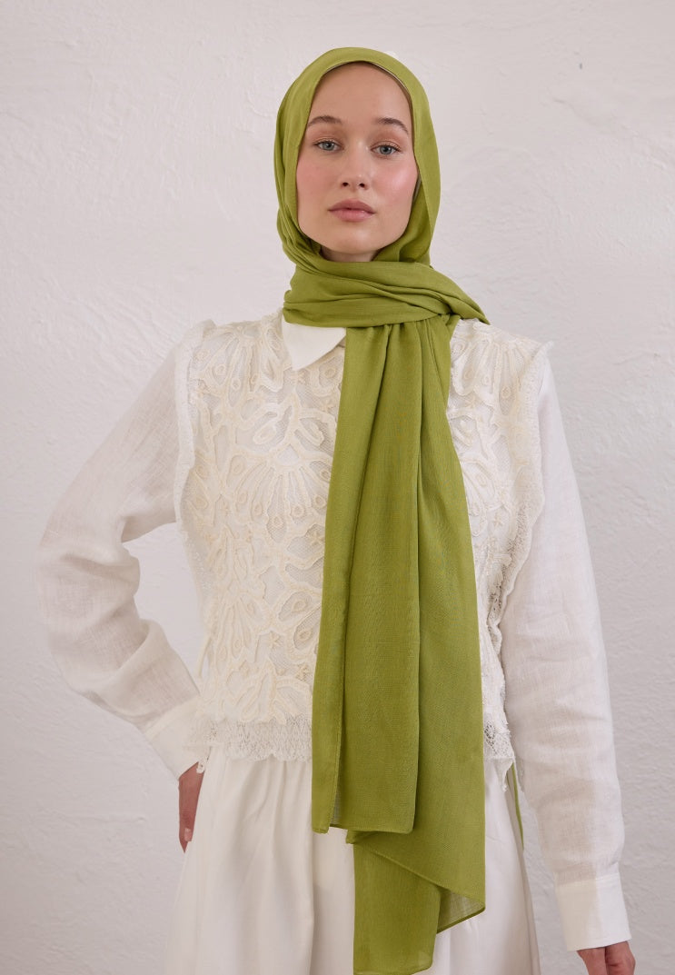 SOFT VISCOSE HIJAB MATCHA