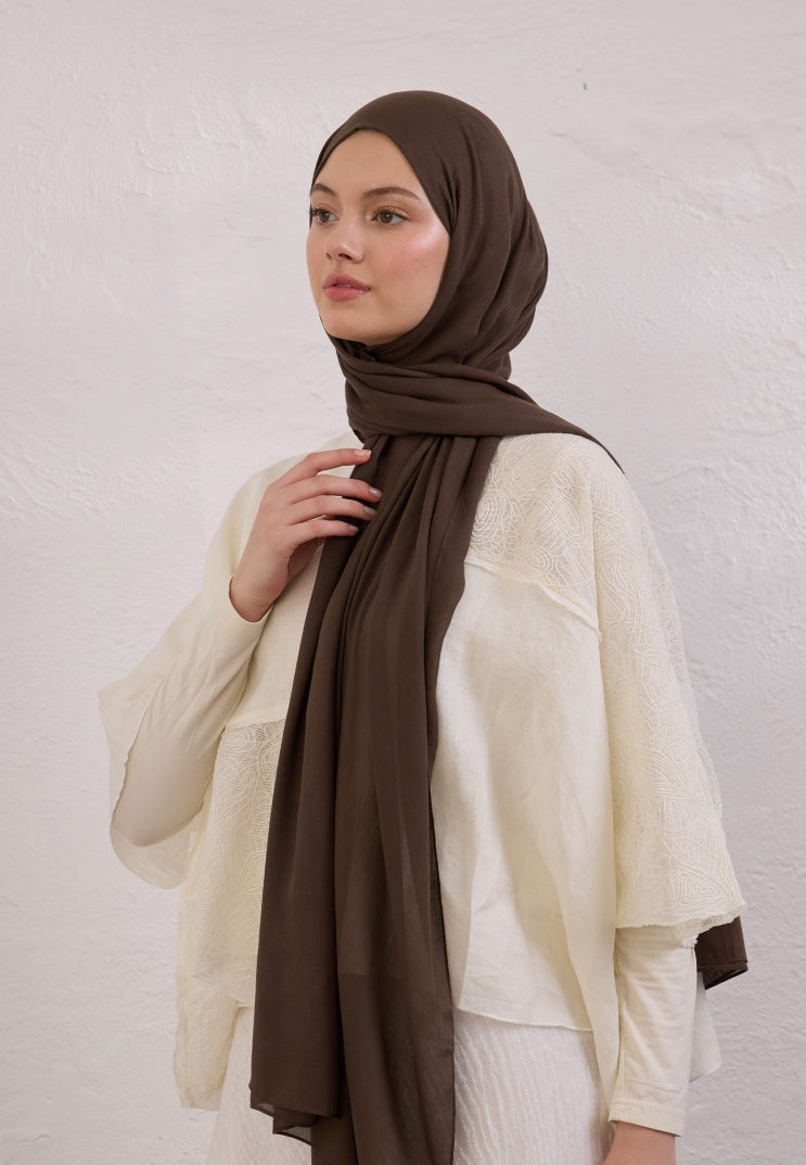 SOFT VISCOSE HIJAB COCOA