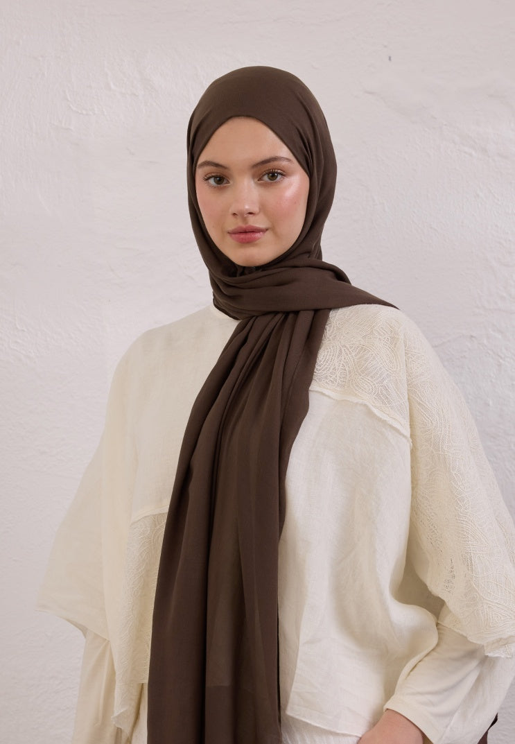 SOFT VISCOSE HIJAB COCOA