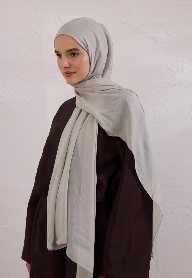 SOFT VISCOSE HIJAB SILVER