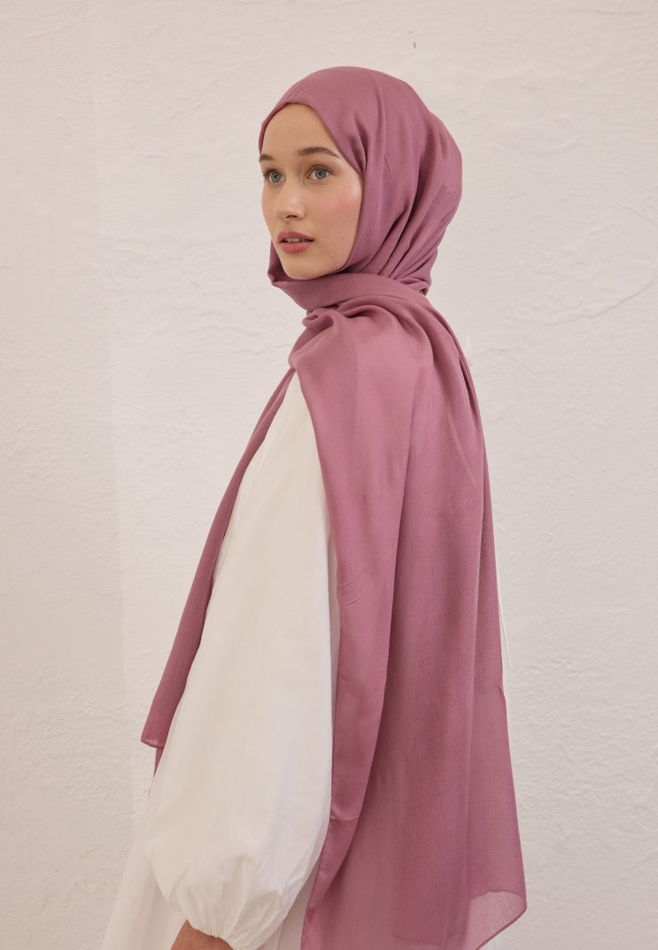 SOFT VISCOSE HIJAB ROSE PINK