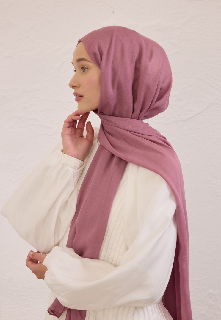 SOFT VISCOSE HIJAB ROSE PINK