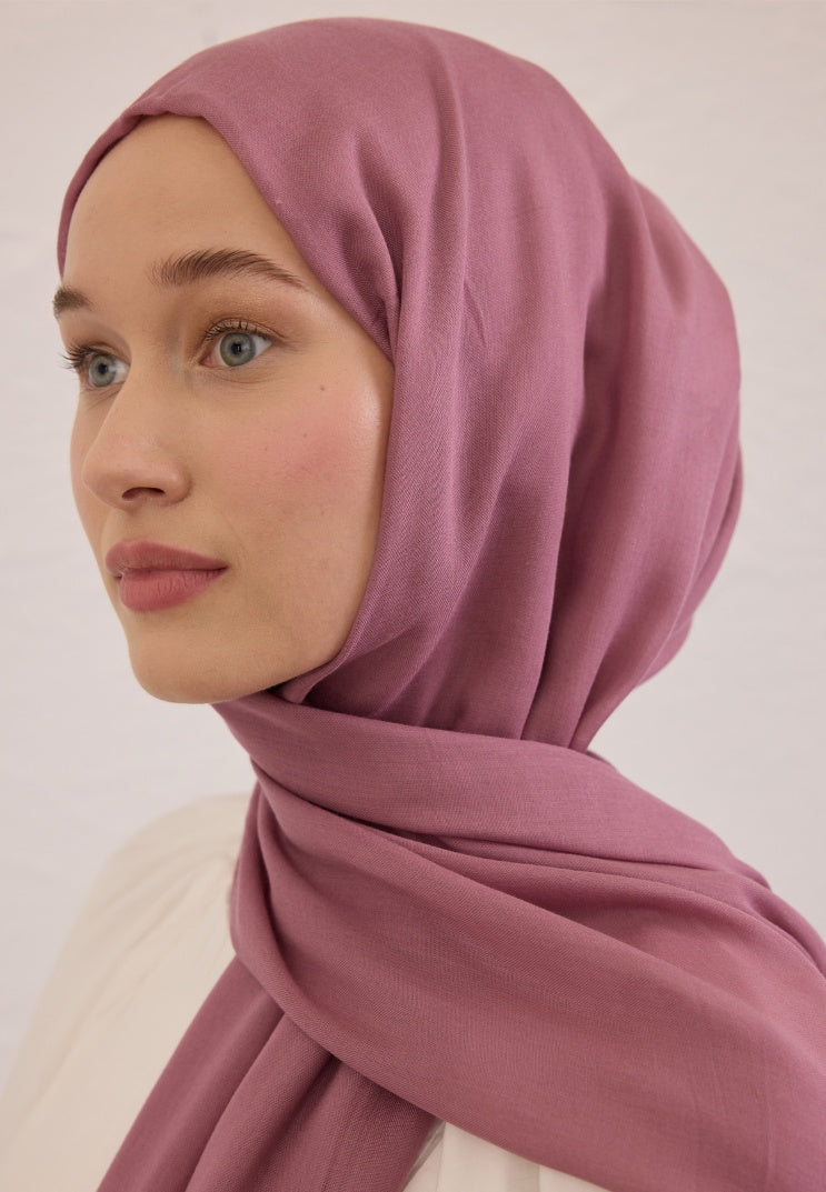 SOFT VISCOSE HIJAB ROSE PINK