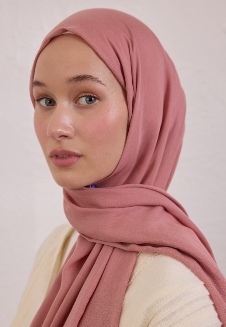 SOFT VISCOSE HIJAB ROSE