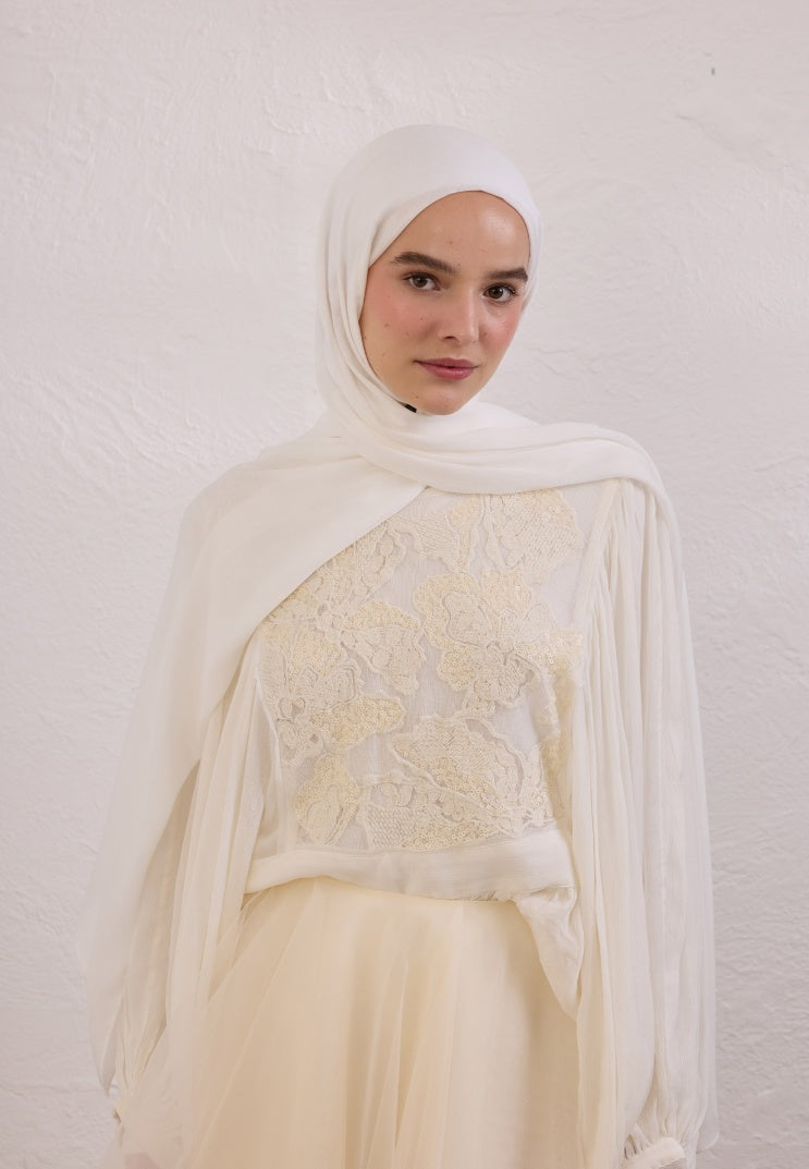 SOFT VISCOSE HIJAB ECRU