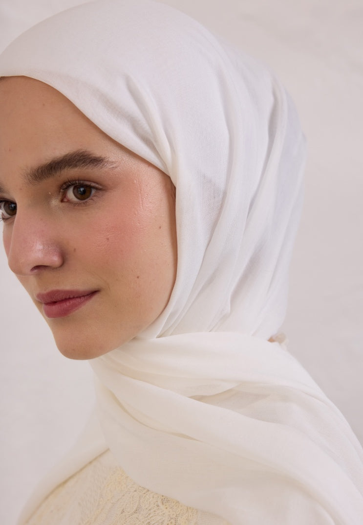 SOFT VISCOSE HIJAB ECRU
