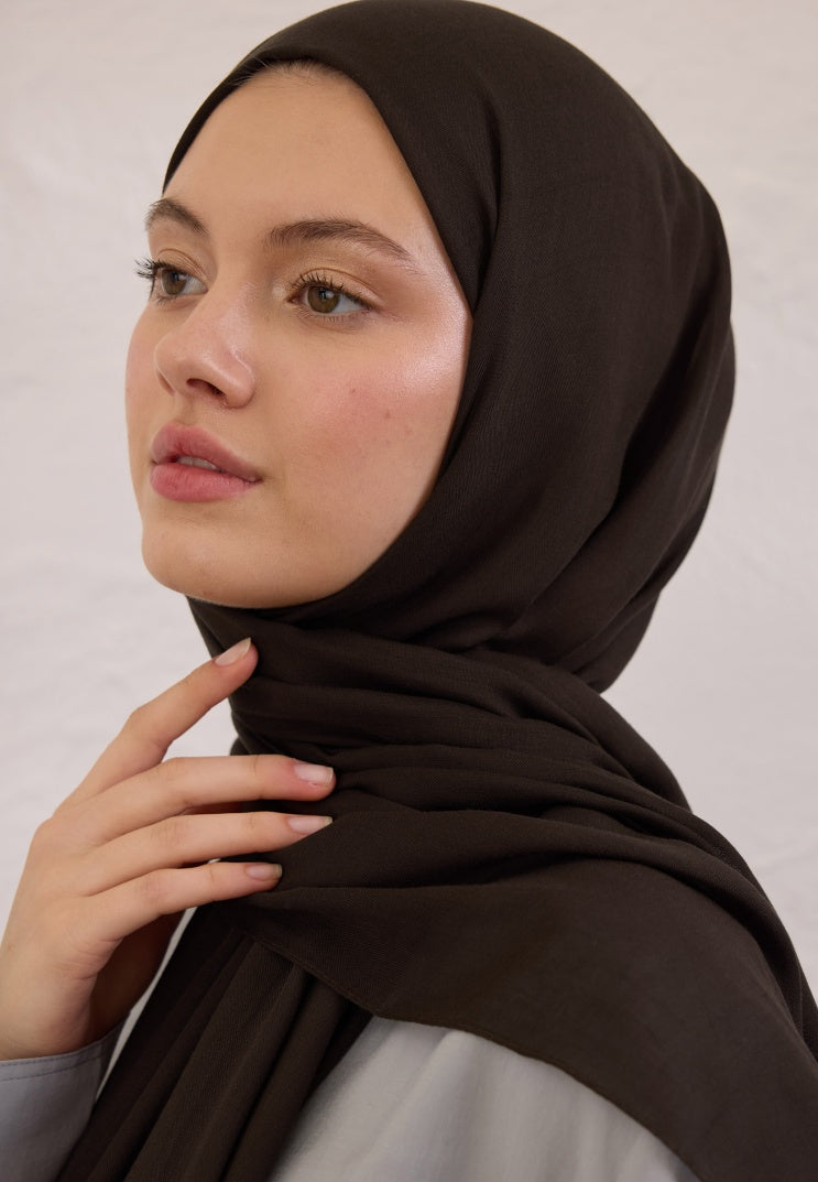SOFT VISCOSE HIJAB CHOCOLATE COFFEE