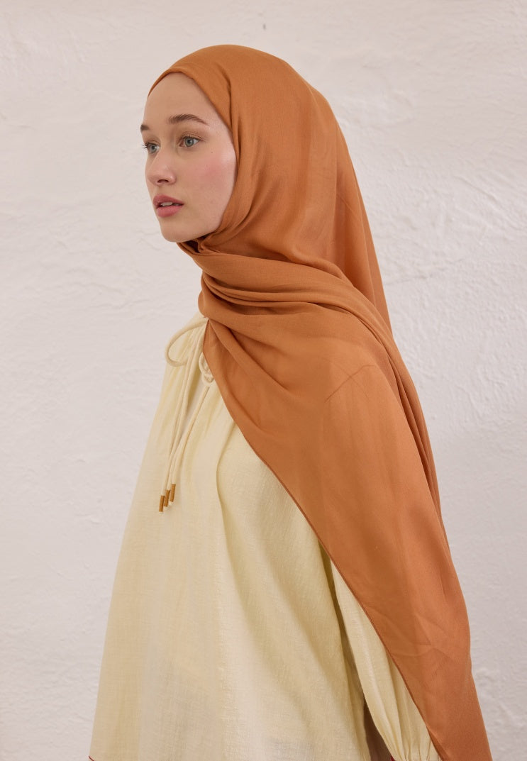SOFT VISCOSE HIJAB ALMOND