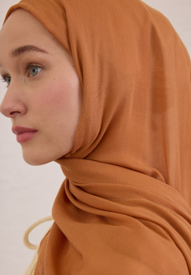 SOFT VISCOSE HIJAB ALMOND
