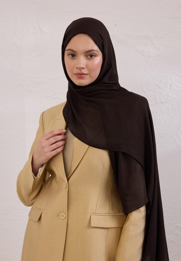 SOFT VISCOSE HIJAB BITTER COFFEE