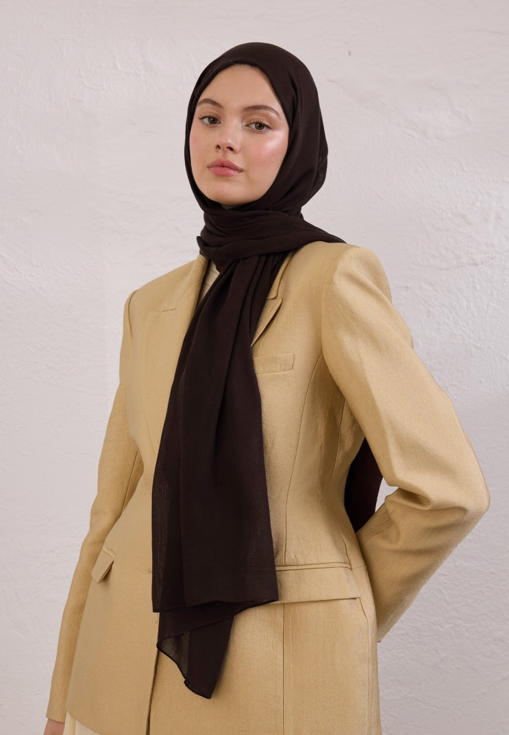 SOFT VISCOSE HIJAB BITTER COFFEE