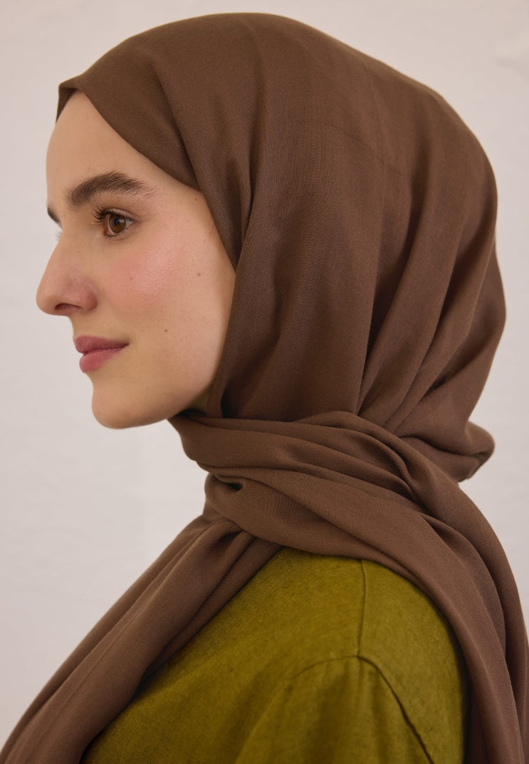 SOFT VISCOSE HIJAB HOT COFFEE