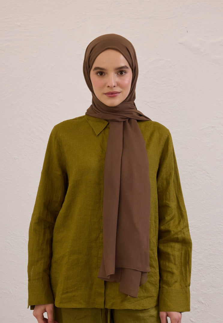 SOFT VISCOSE HIJAB HOT COFFEE