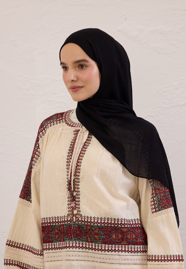 SOFT VISCOSE HIJAB BLACK