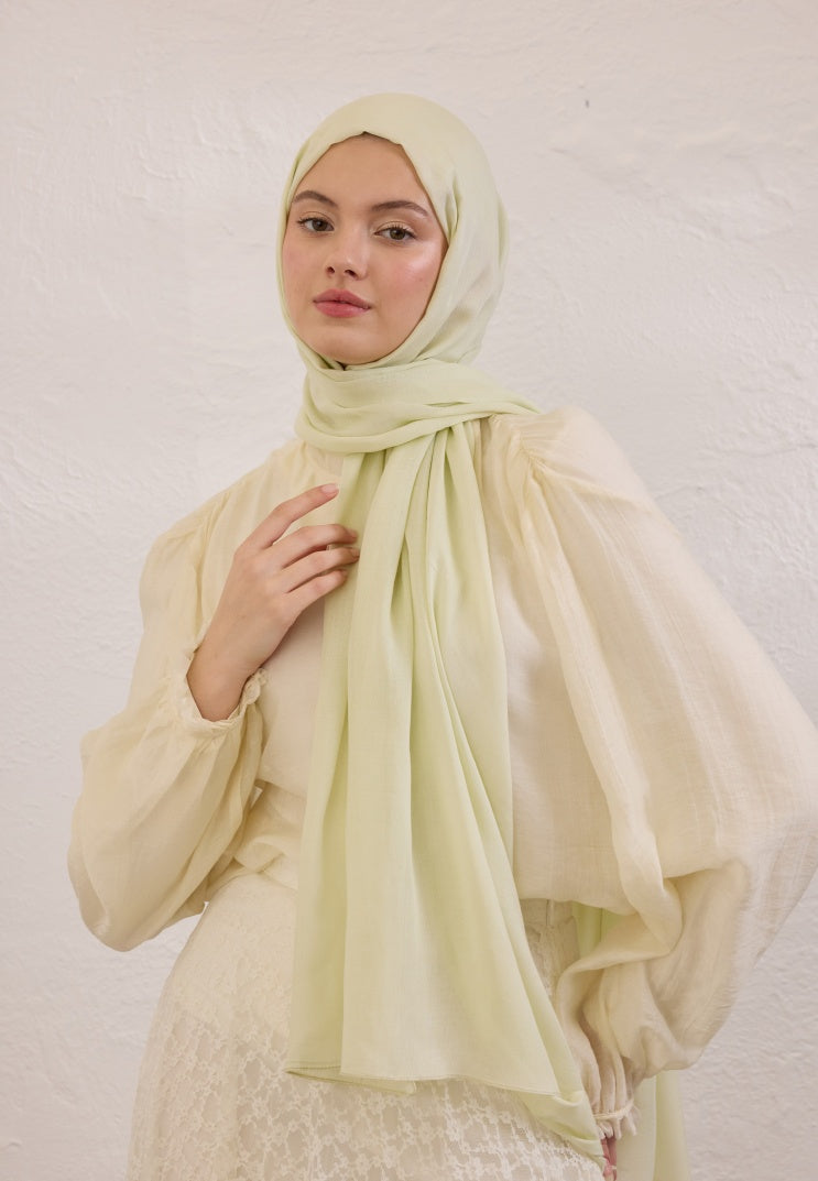 SOFT VISCOSE HIJAB PALE GREEN
