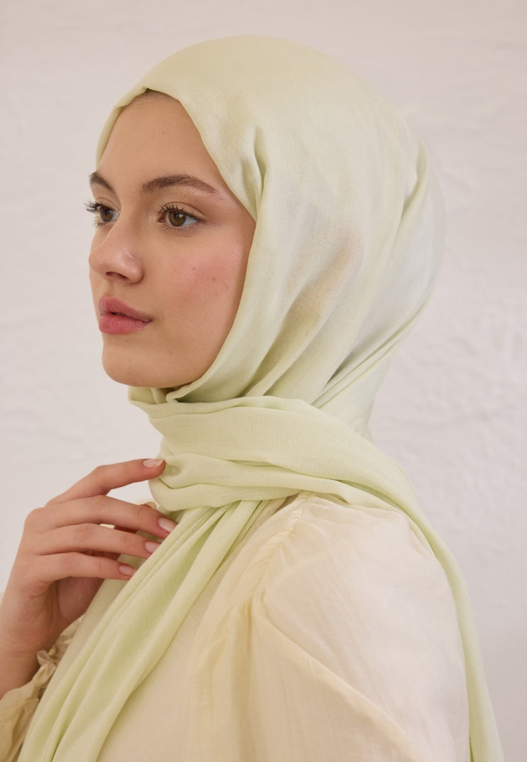 SOFT VISCOSE HIJAB PALE GREEN