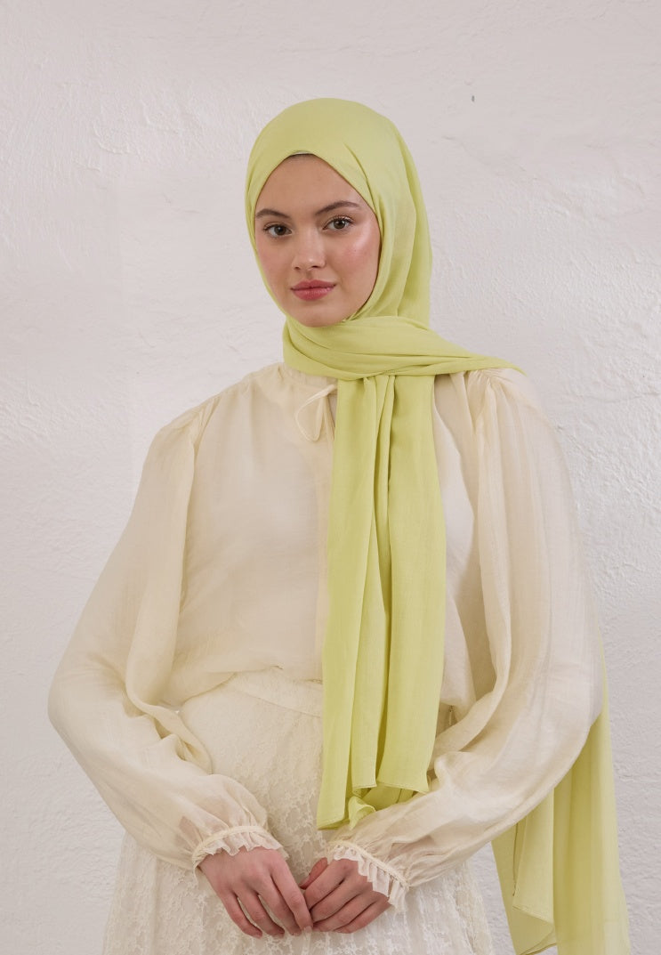 SOFT VISCOSE HIJAB SOFT YELLOW