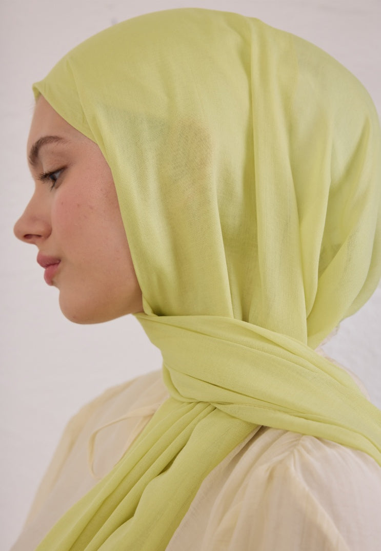 SOFT VISCOSE HIJAB SOFT YELLOW