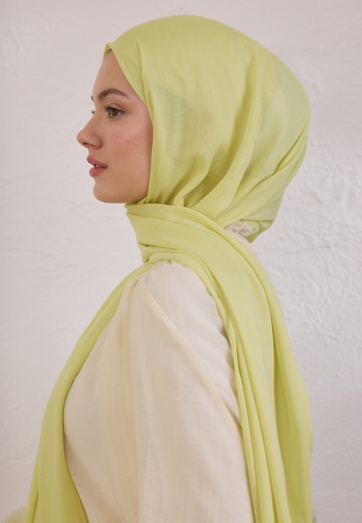 SOFT VISCOSE HIJAB SOFT YELLOW