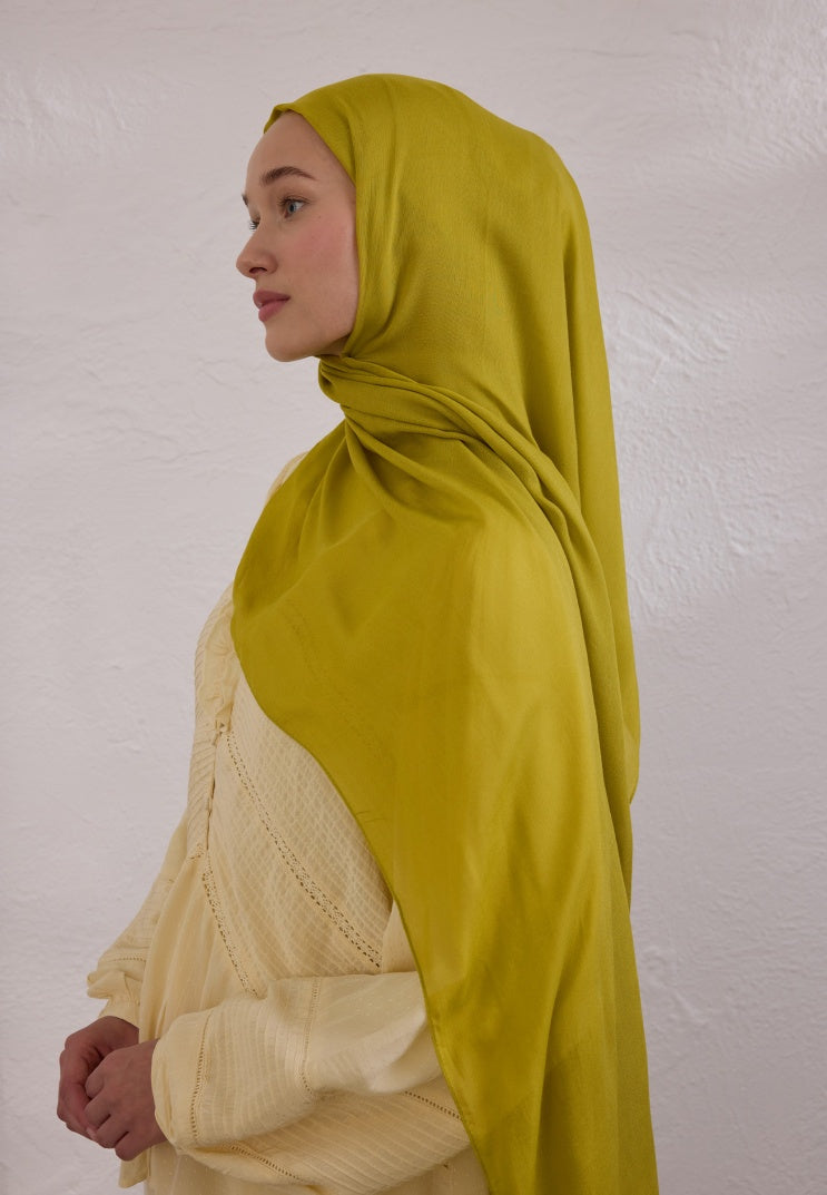 SOFT VISCOSE HIJAB OIL GREEN