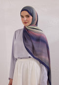 COLOR BRUSH PATTERN RAMI HIJAB PURPLE