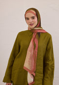 COLOR WAVES PATTERN RAMI HIJAB DRIED ROSE