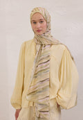 DEIA PATTERN RAMI HIJAB PASTEL YELLOW