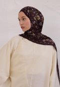 BLOOMING DAHLIA PATTERN RAMI HIJAB DAMSON