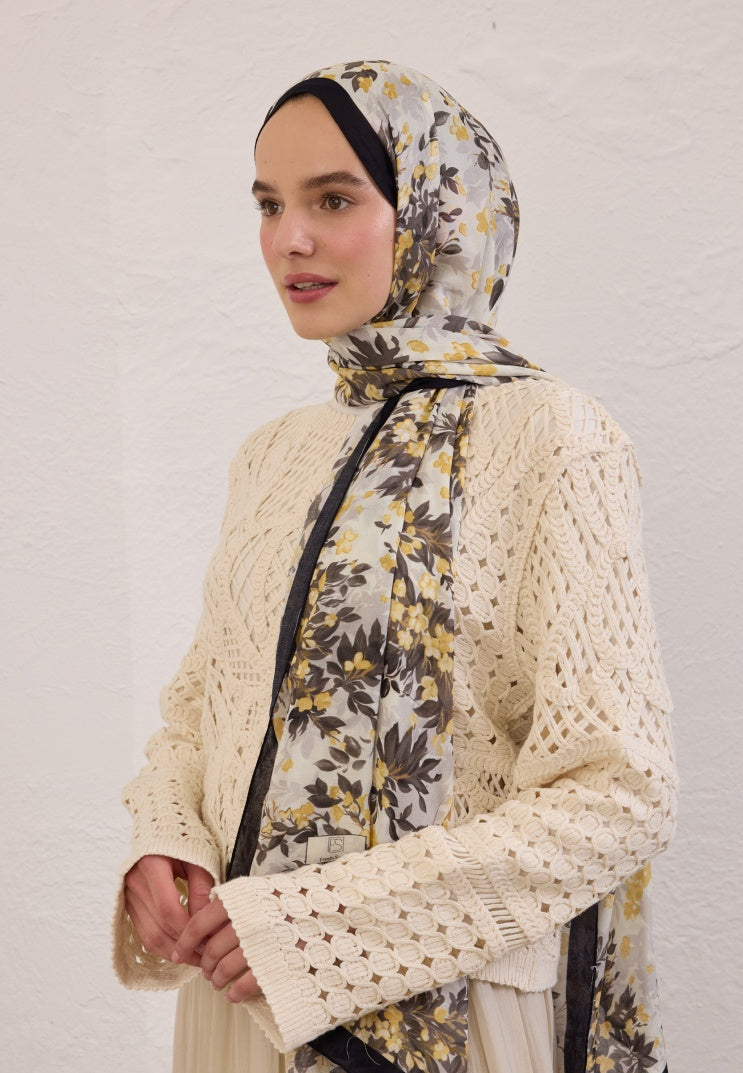 EMMETT PATTERN RAMI HIJAB BLACK