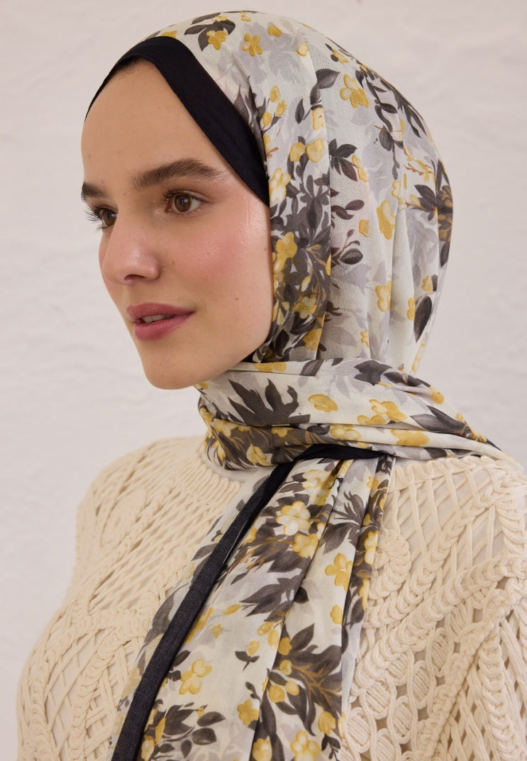 EMMETT PATTERN RAMI HIJAB BLACK