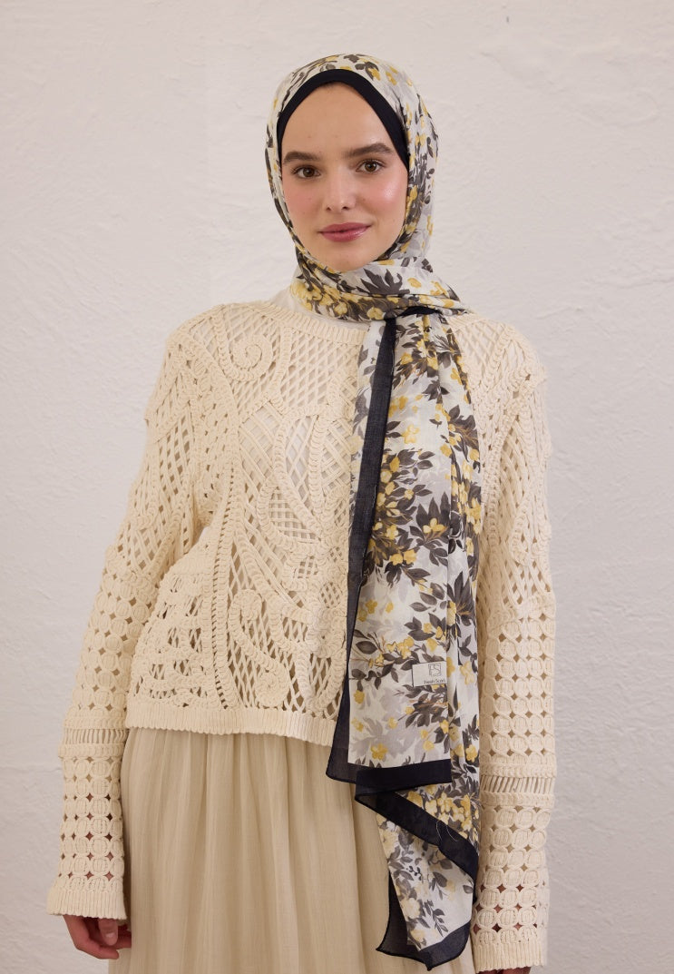 EMMETT PATTERN RAMI HIJAB BLACK
