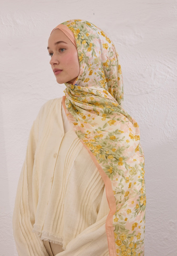 EMMETT PATTERN RAMI HIJAB SALMON