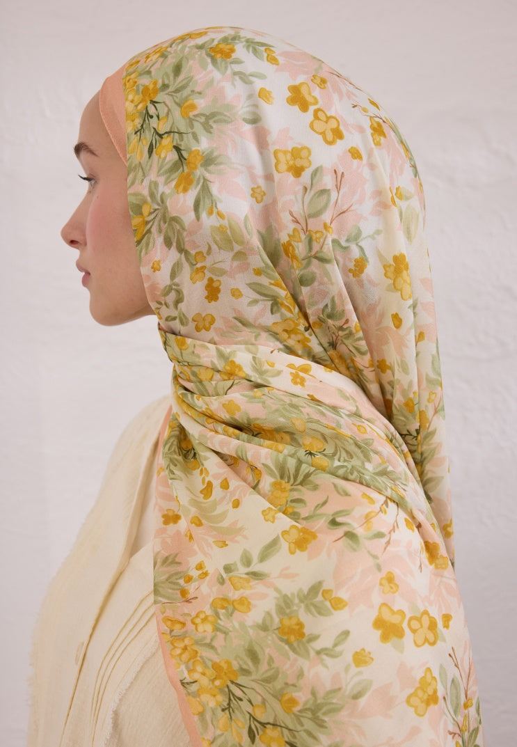 EMMETT PATTERN RAMI HIJAB SALMON