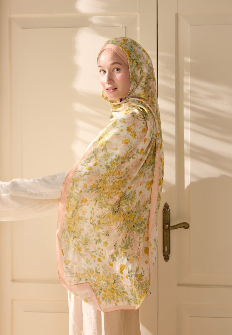 EMMETT PATTERN RAMI HIJAB SALMON