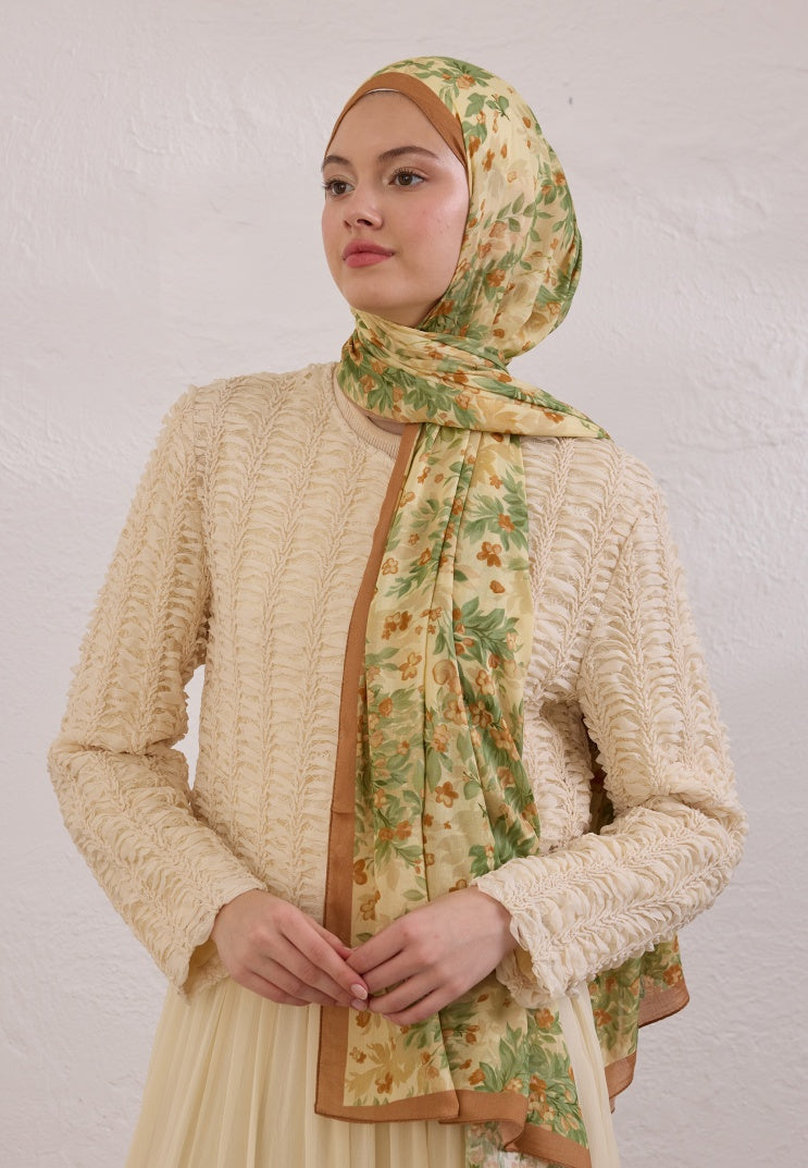 EMMETT PATTERN RAMI HIJAB CINNAMON BAR