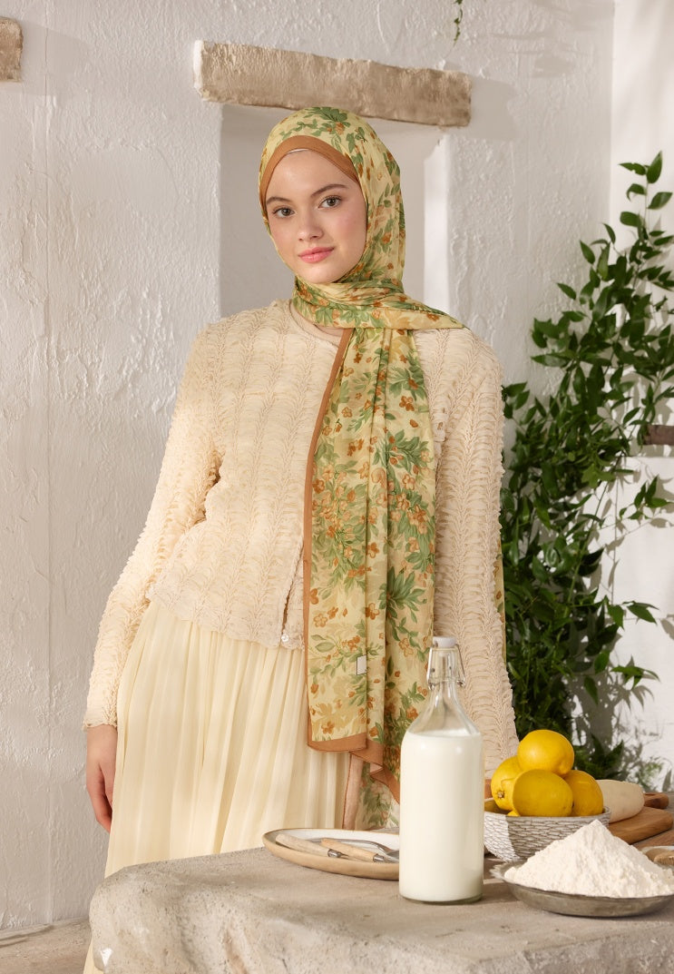 EMMETT PATTERN RAMI HIJAB CINNAMON BAR