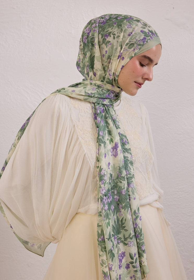 EMMETT PATTERN RAMI HIJAB MINT