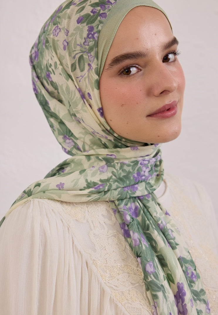 EMMETT PATTERN RAMI HIJAB MINT